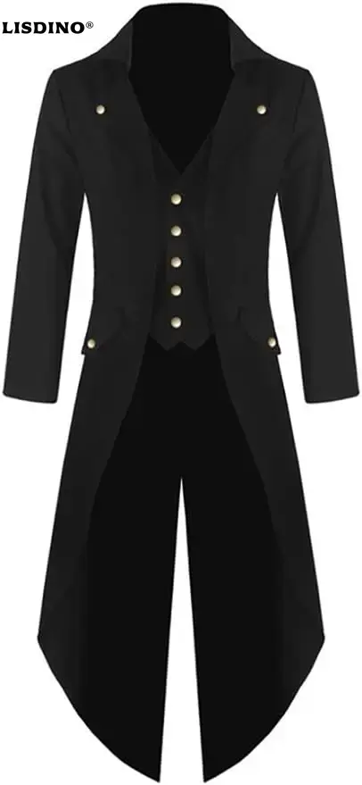 Vintage Fashion Jacket - Męska kurtka steampunkowa w stylu gotyckim,