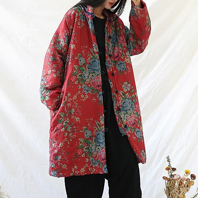 Vintage Trench Coat - Odzież w stylu chińskim, ciepłe płaszcze