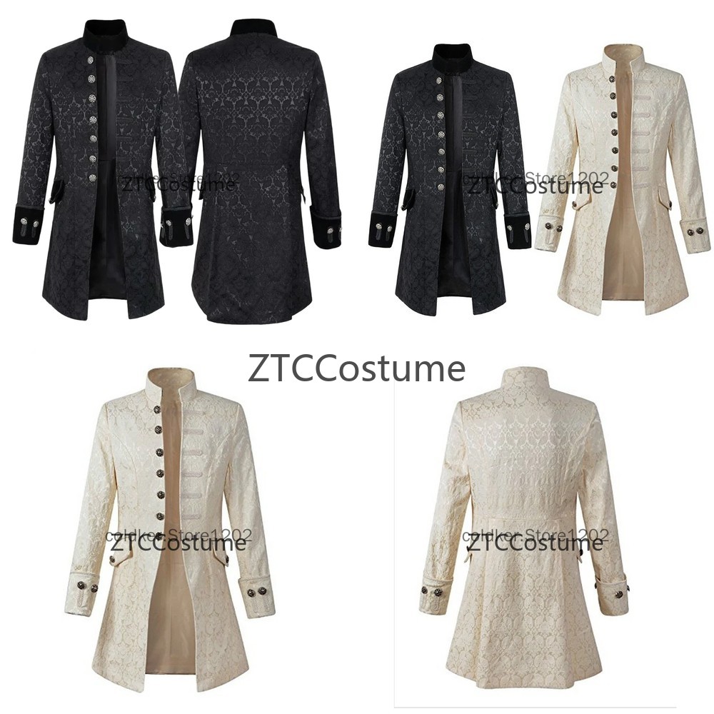 Vintage Fashion Jacket - Steampunkowy wiktoriański płaszcz księżniczki, średniowieczna renesansowa