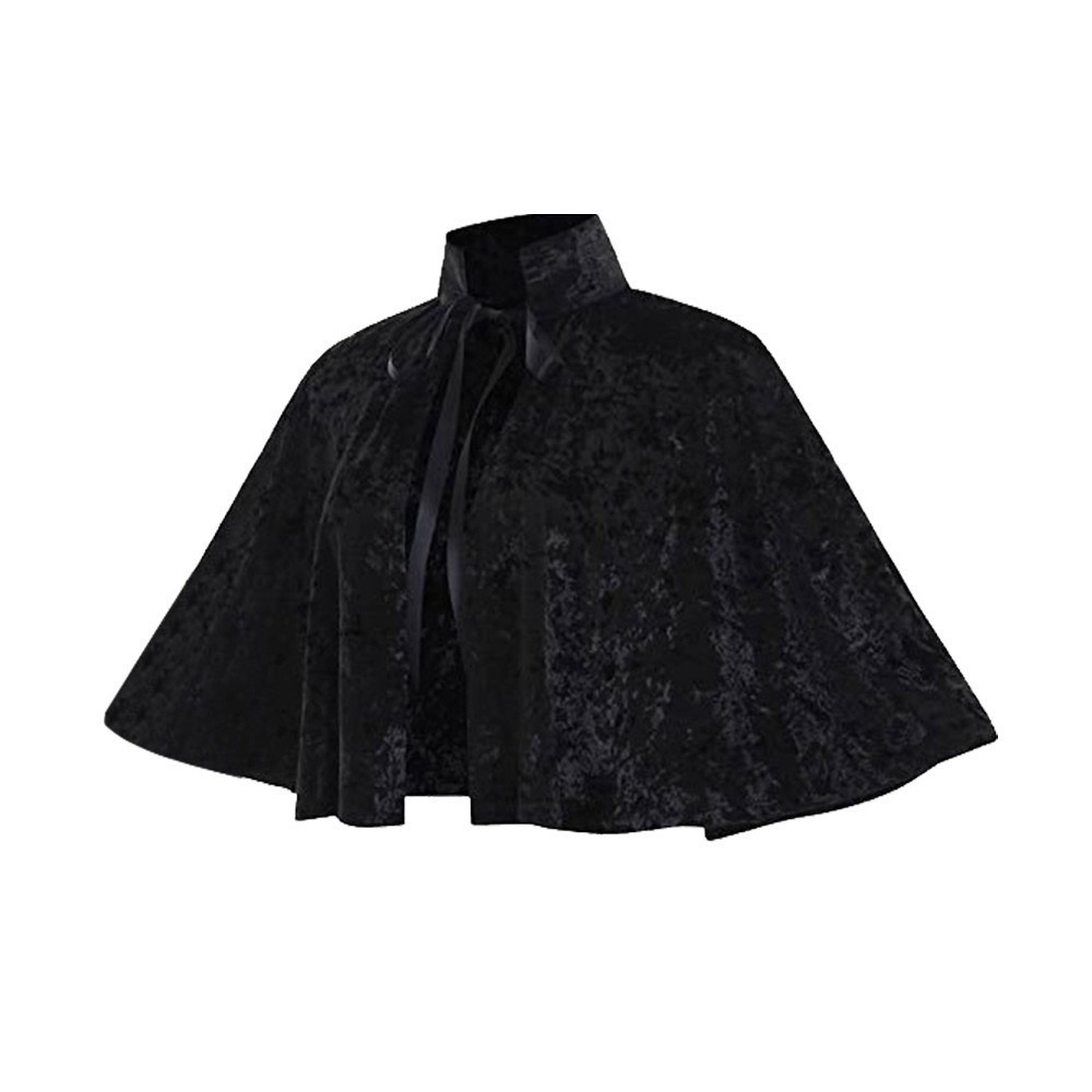 Vintage Trench Coat - Nowa, aksamitna peleryna w stylu vintage