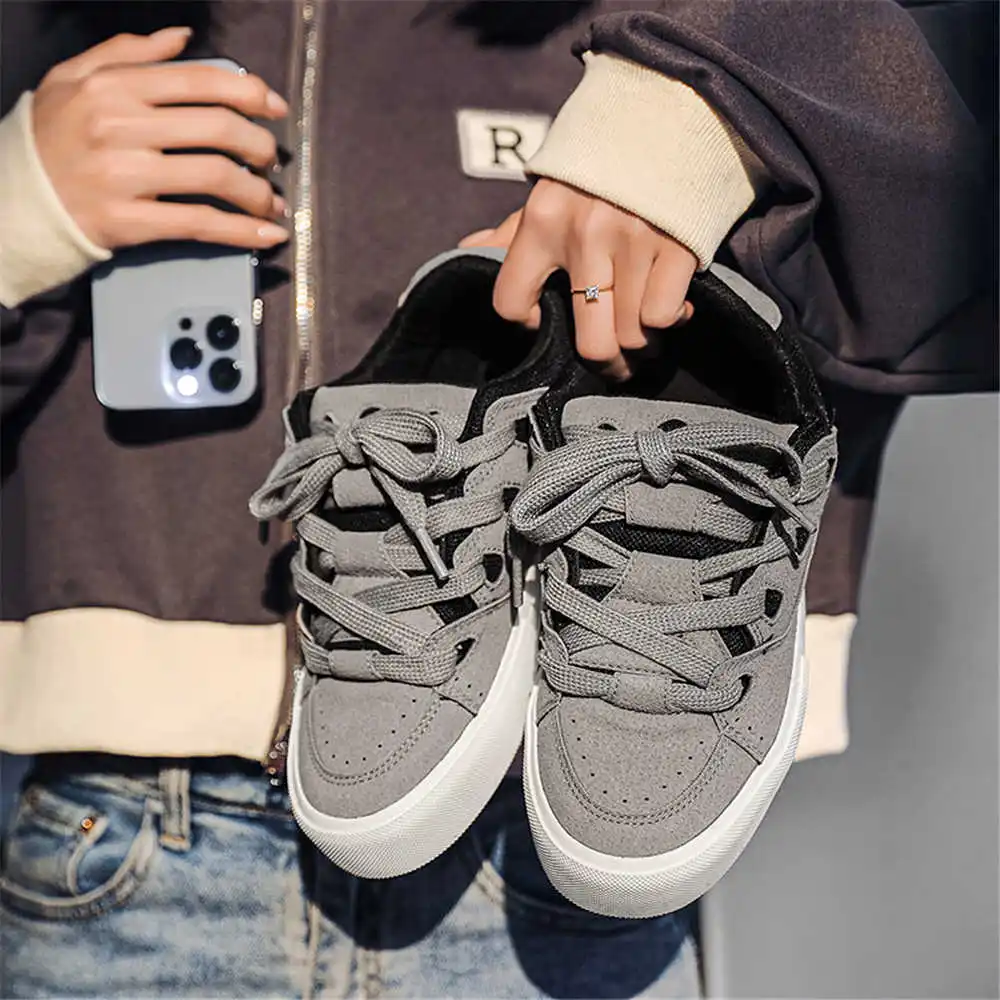 Vintage Fashion Brands Uk - Ze sznurowaniem Hiphopowe damskie buty szkolne