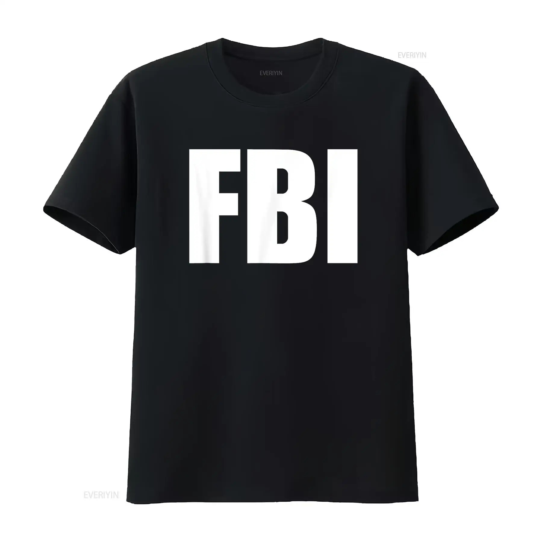 Vintage Fashion Logos - Koszulka FBI z logo Federal Bureau