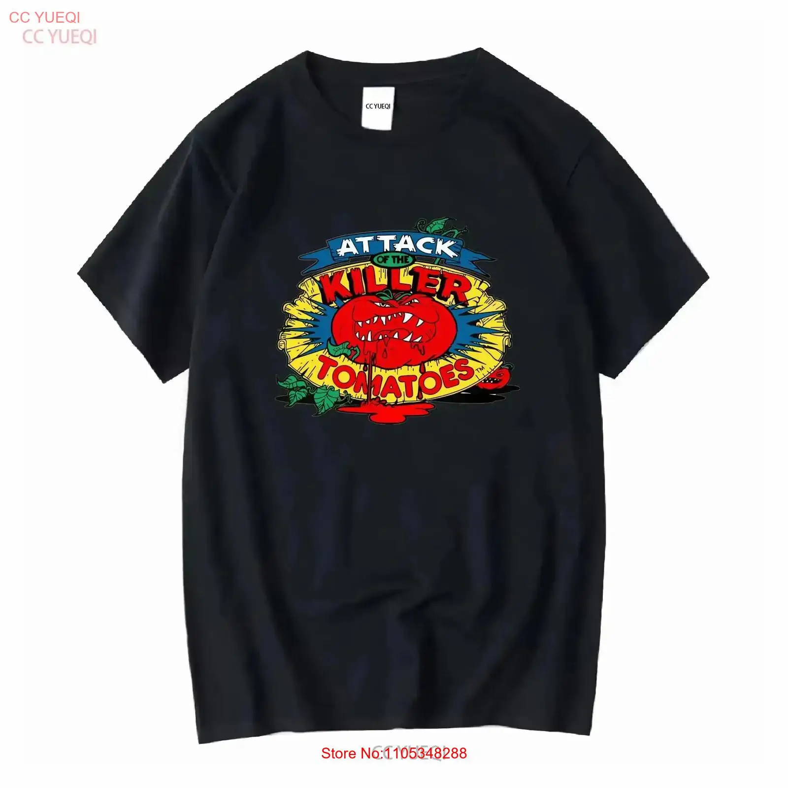 Vintage Fashion Logos - Nowa koszulka Atak Zabójczych Pomidorów Logo