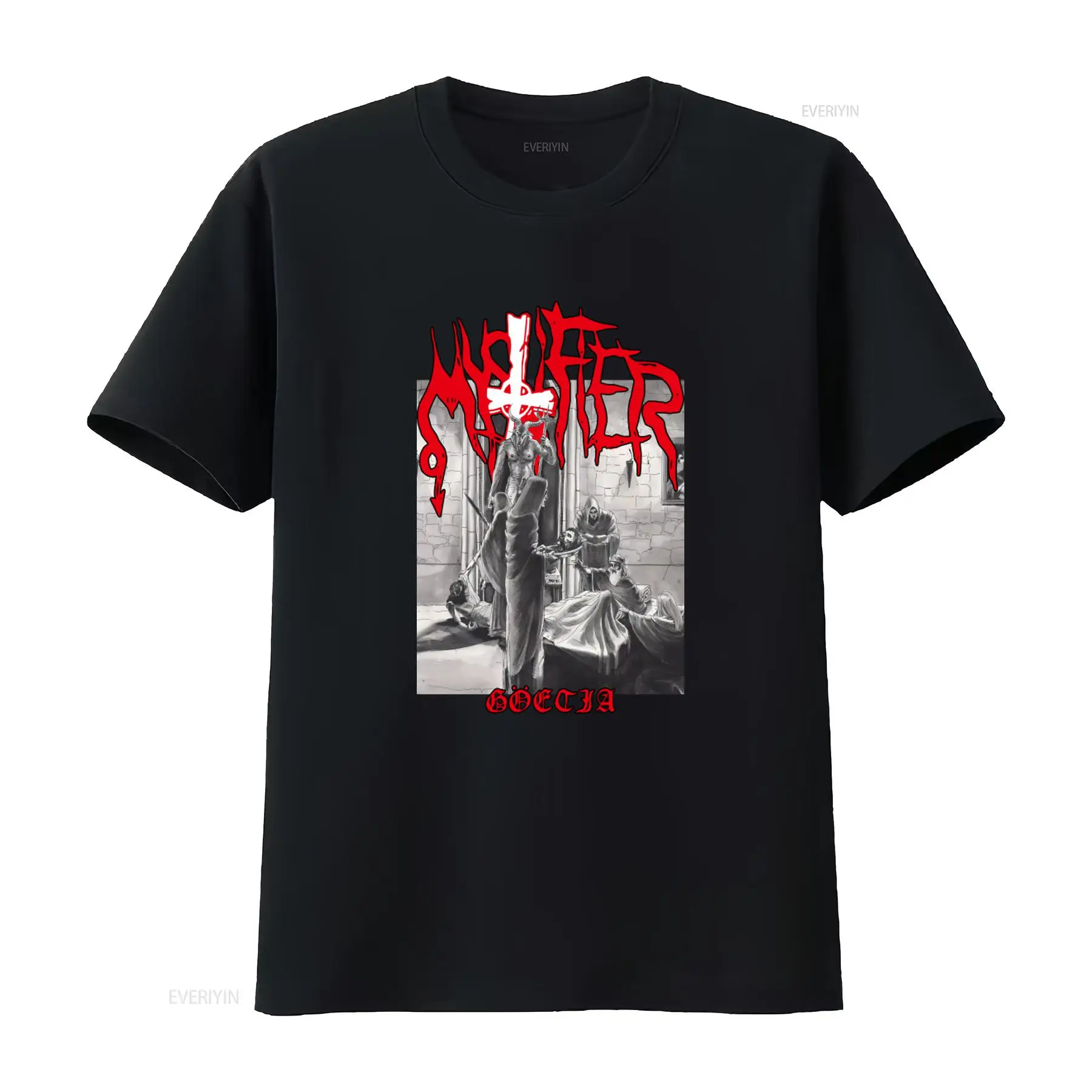 Vintage Fashion Influencers - Koszulka Black Metal Mystifier Goetia z