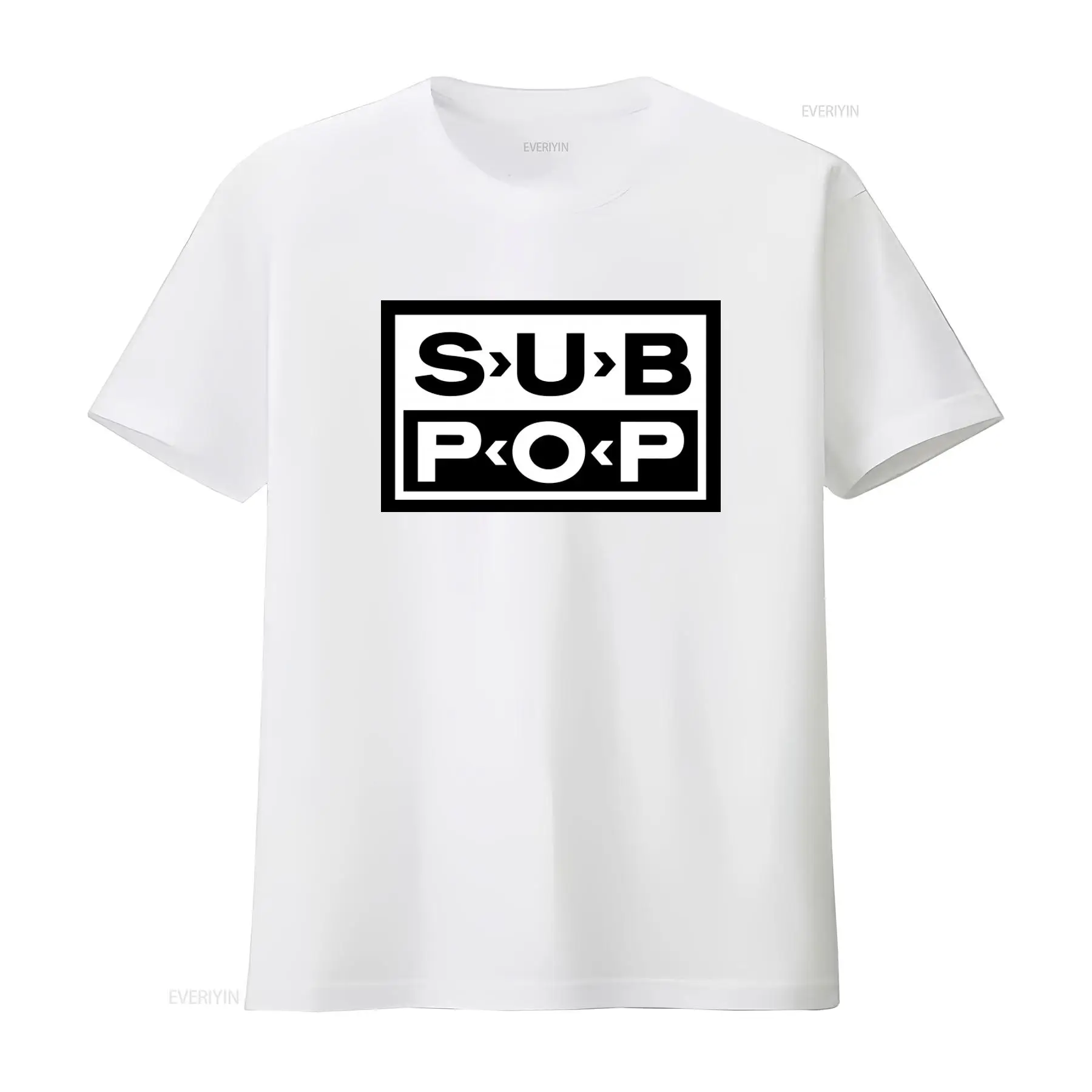 Koszulka Sub Pop Logo, czarna  – Vintage Fashion Logos recenzja i cena