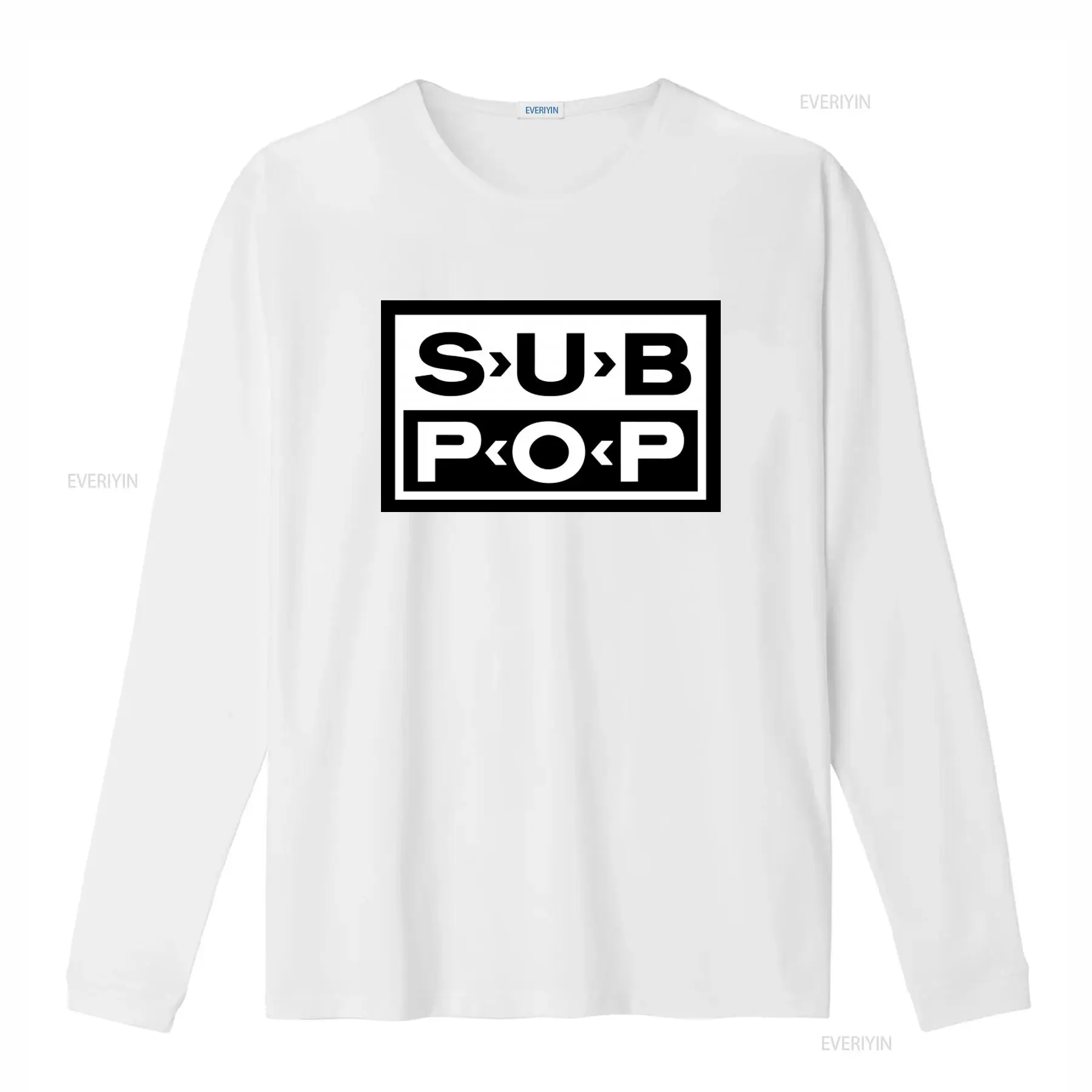 Koszulka Sub Pop Logo, czarna  – Vintage Fashion Logos recenzja i cena