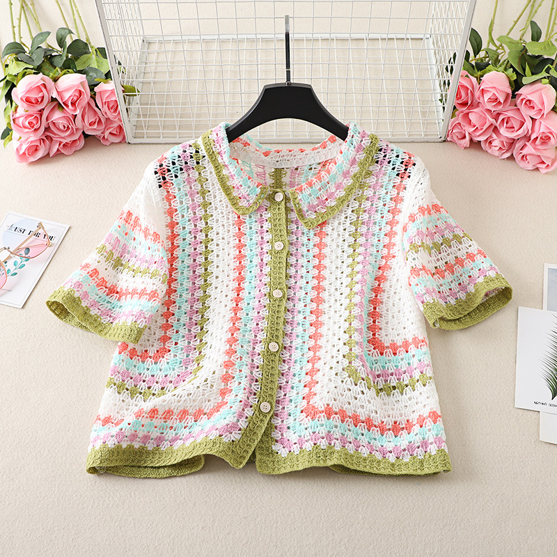 Koszula szydełkowa zapinana na – Crochet Top Boho recenzja i cena