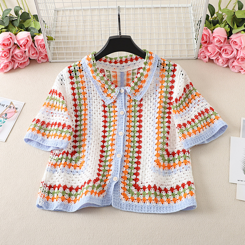 Koszula szydełkowa zapinana na – Crochet Top Boho recenzja i cena
