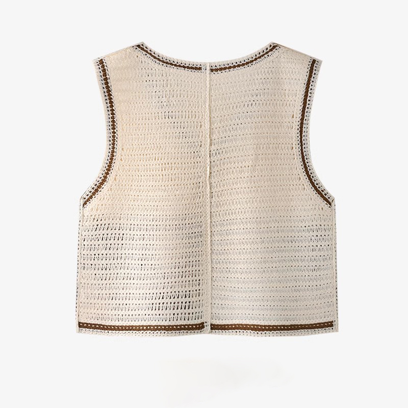 Granny Square Crochet Vest Wom – Crochet Top Boho recenzja i cena