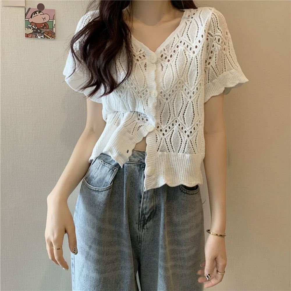 Modna bluzka z dekoltem w sere – Crochet Top Boho recenzja i cena