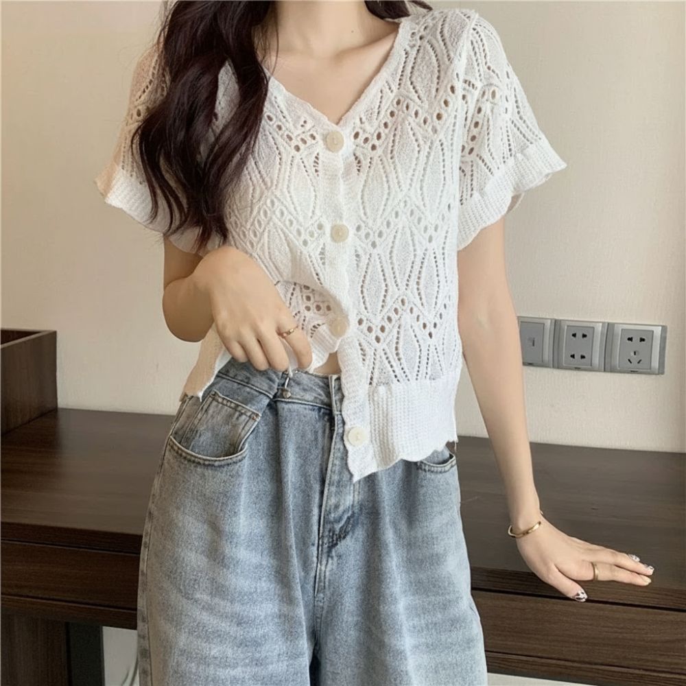 Modna bluzka z dekoltem w sere – Crochet Top Boho recenzja i cena