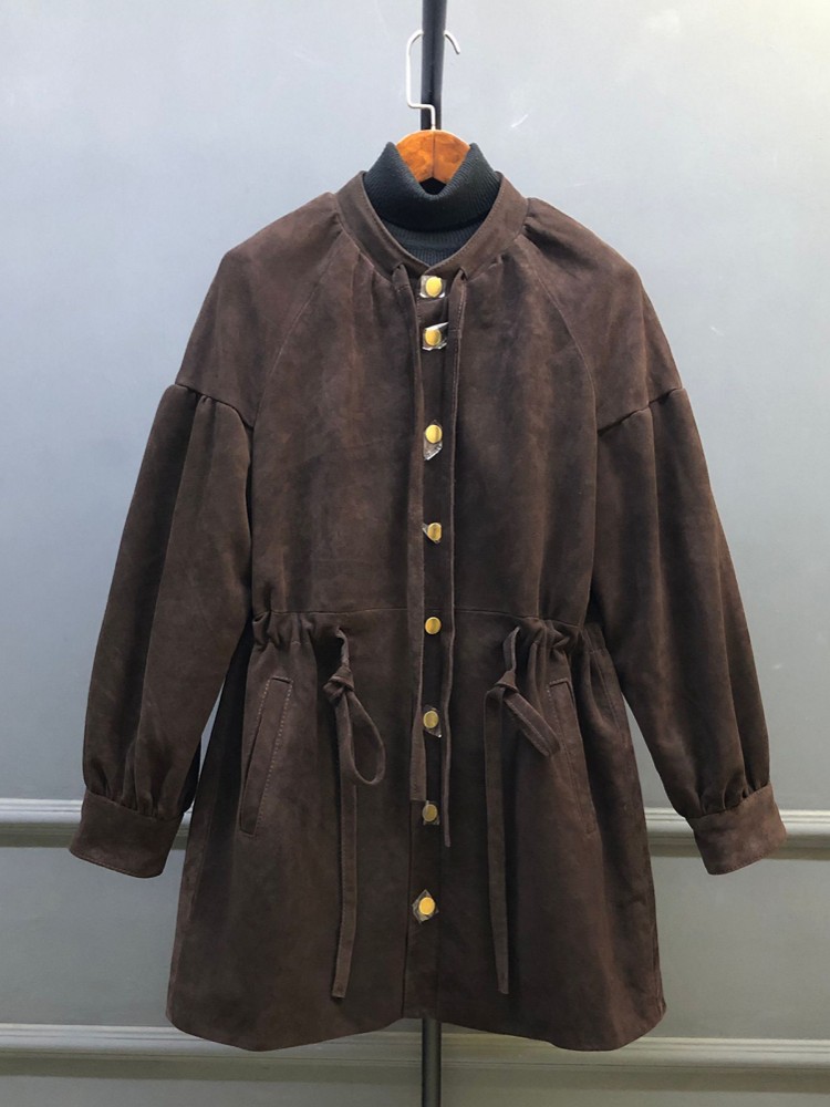 Damska kurtka z prawdziwej skó – Vintage Trench Coat recenzja i cena