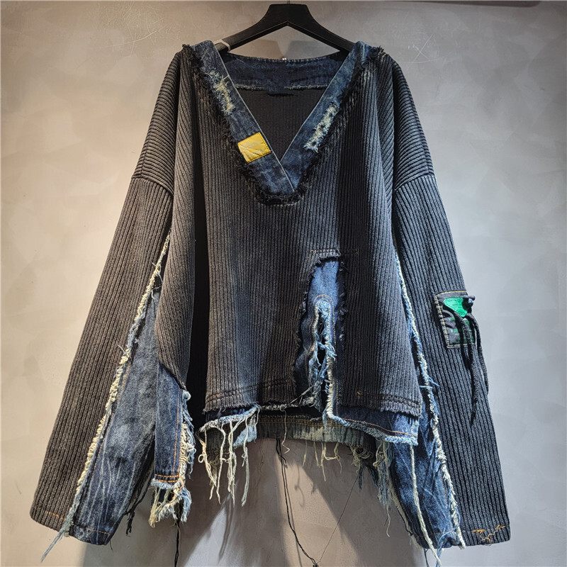 WTHT Modny damski sweter z den – Vintage Fashion Influencers recenzja i cena