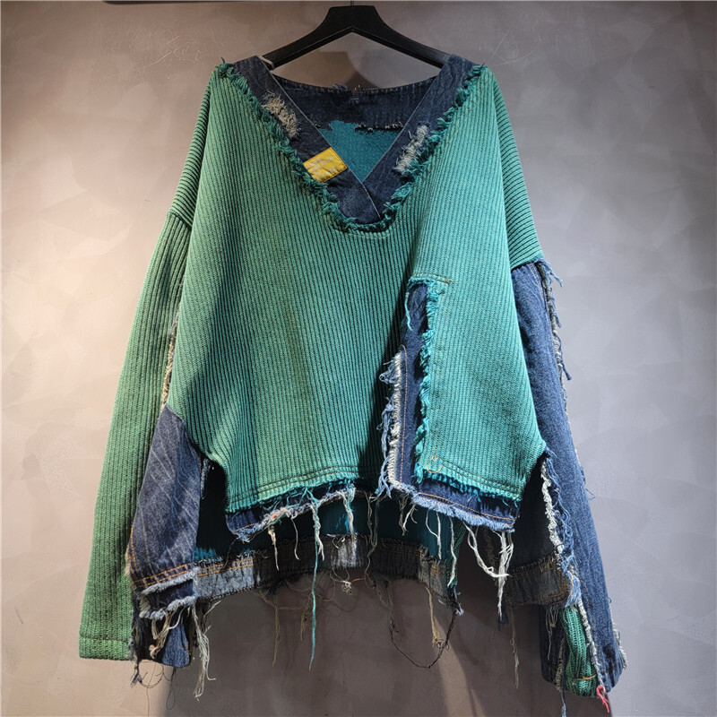 WTHT Modny damski sweter z den – Vintage Fashion Influencers recenzja i cena