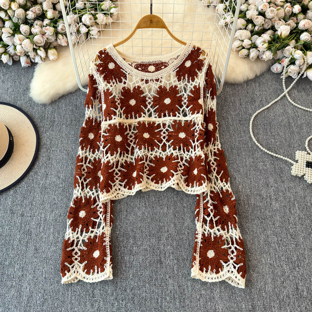 Kwiatowy top szydełkowy dla ko – Crochet Top Boho recenzja i cena