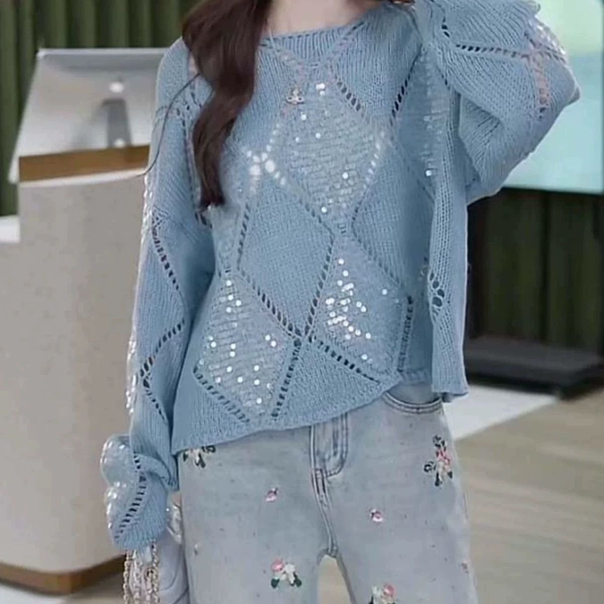 Damski sweter w stylu boho chi – Crochet Top Boho recenzja i cena