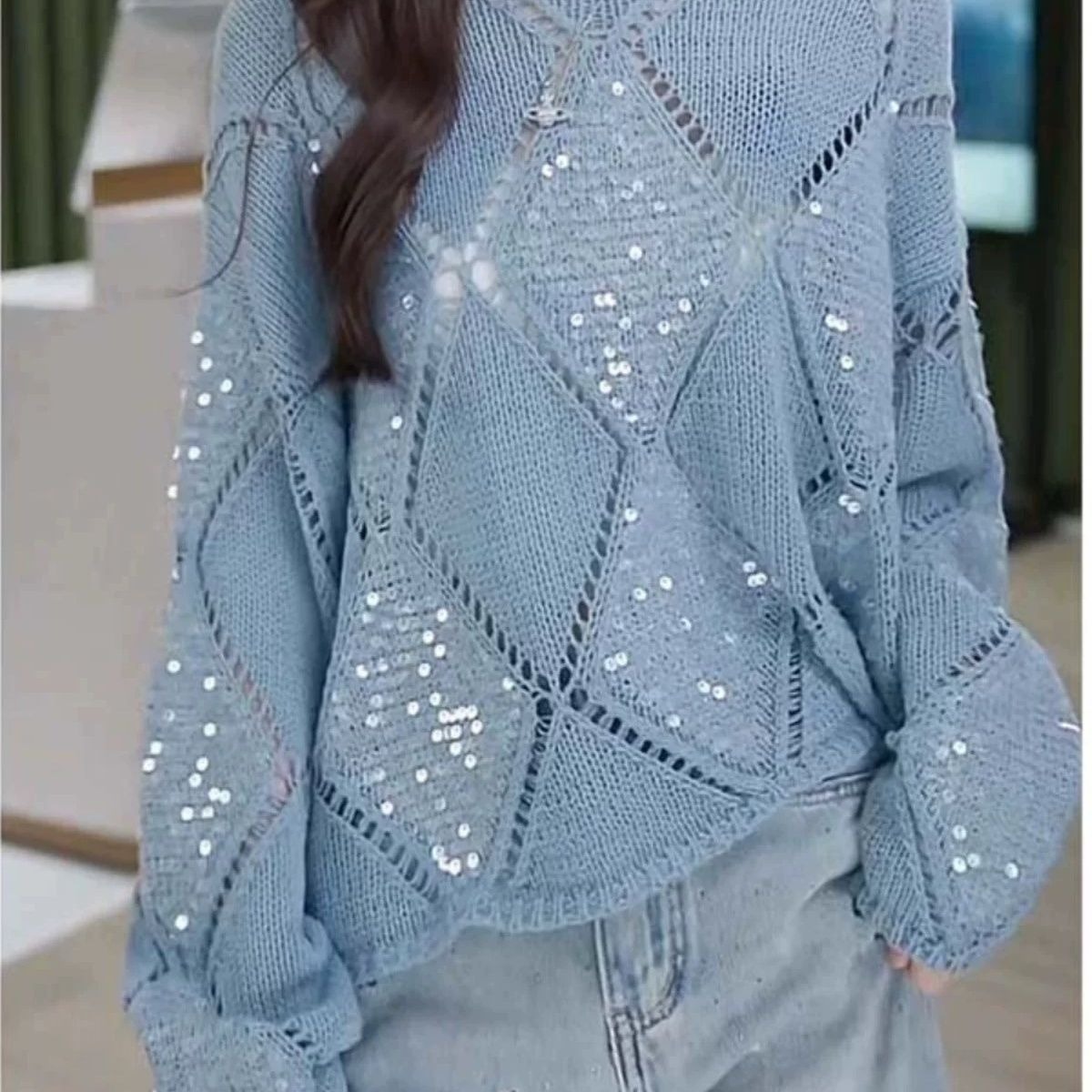 Damski sweter w stylu boho chi – Crochet Top Boho recenzja i cena