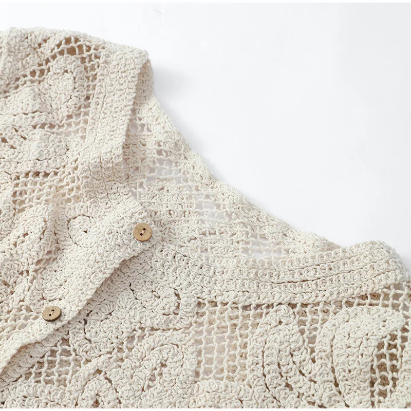 Damskie bluzki szydełkowe zapi – Crochet Top Boho recenzja i cena