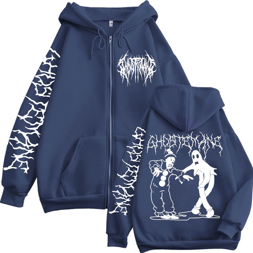 Ghostemane Print Zipper Hoodie – Vintage Fashion Pop Up recenzja i cena