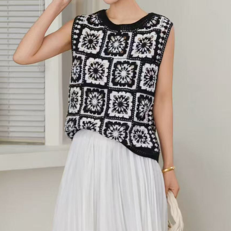 Bluzka na szydełku Granny Squa – Crochet Top Boho recenzja i cena