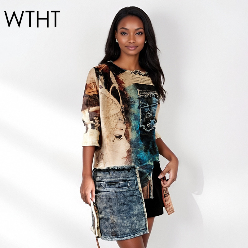WTHT Vintage Moda Damska Swetr – Vintage Fashion Influencers recenzja i cena