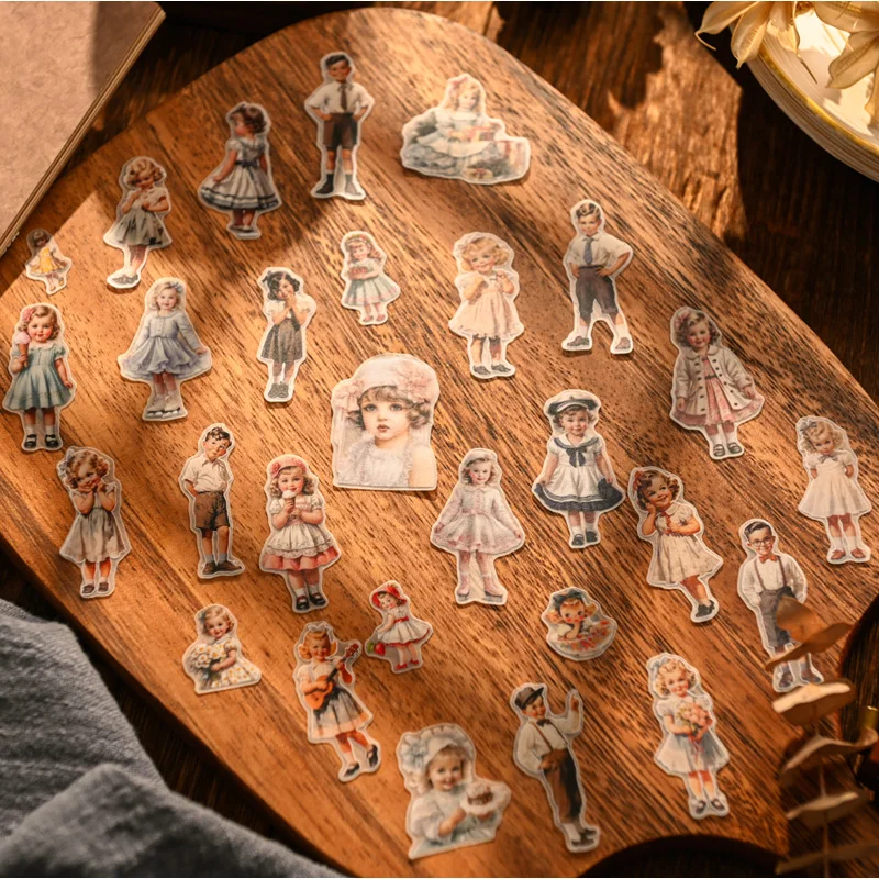 50 szt. Vintage Naklejki z Pap – Vintage Fashion Journal recenzja i cena