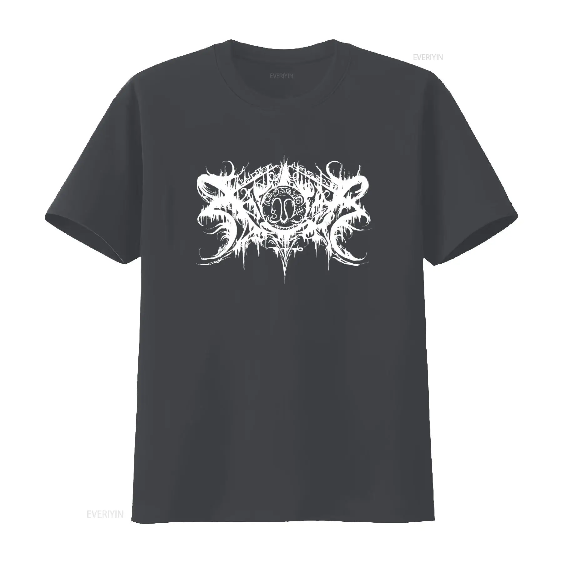 Koszulka metalowa z białym log – Vintage Fashion Logos recenzja i cena